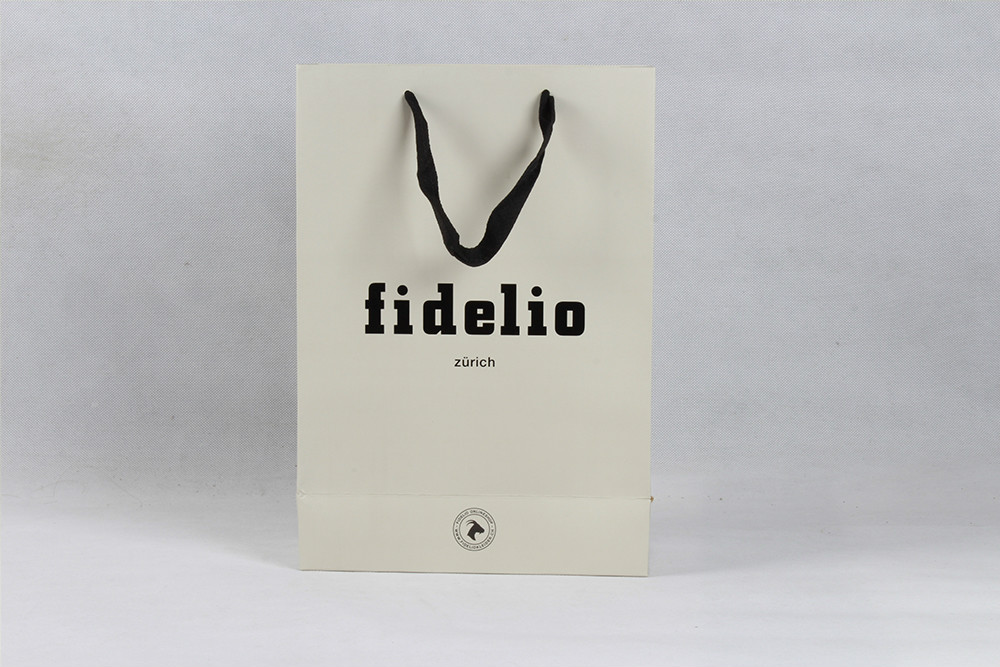 fidelio高檔銅版禮品紙袋定制