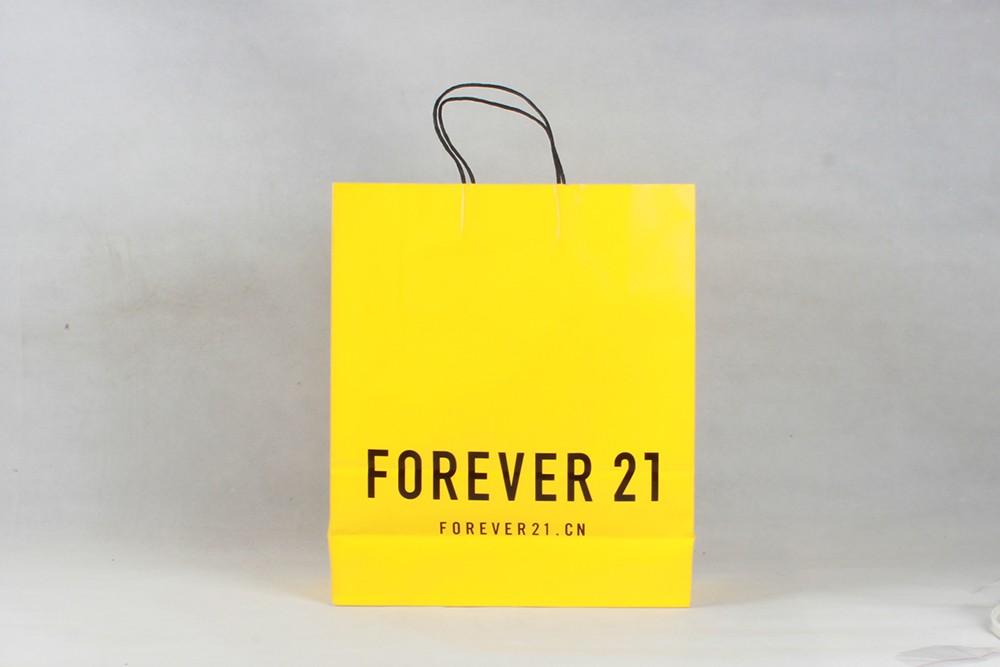 精美服裝牛皮紙袋  FOREVER 21